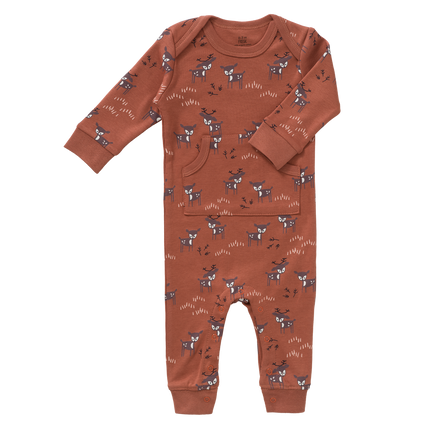 Fresk Baby Pyjama Deer Amber Brown