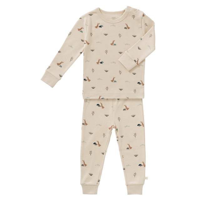 Fresk Baby Pyjama Rabbit Sandshell 2-delig