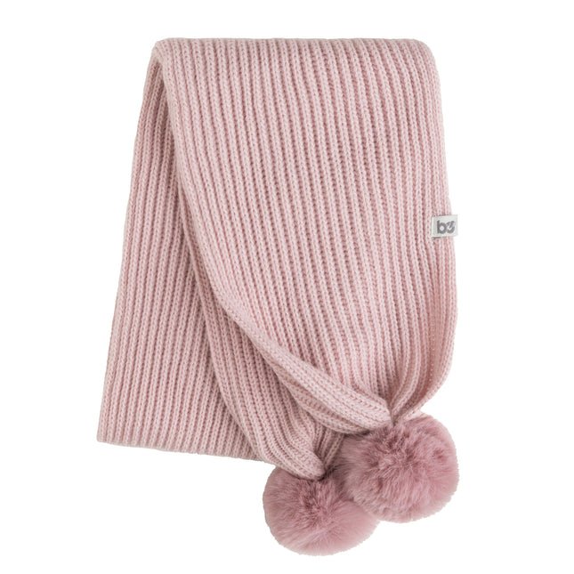 Baby's Only Babysjaal met Pompon Cool Oud Roze One Size