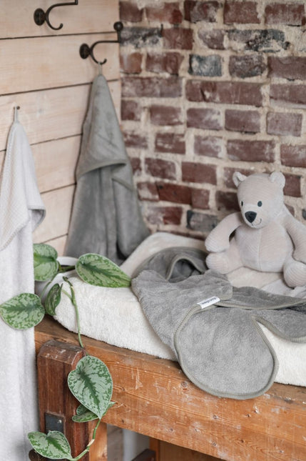 Baby's Only Wikkeldeken Baby Cozy Dusty Grey met Voetjes