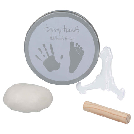 Dooky Afdrukset Happy Hands Rond Klei Blik