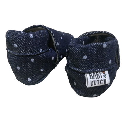 Baby Dutch Chaussures pour bébé Denim Dots