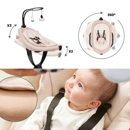 Babymoov Baby Swing Swoon Evolution Connect Mocca