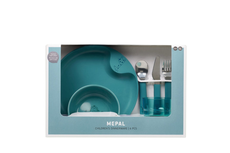 Mepal Kinderservies Set Mio 6 delig Deep Turquoise