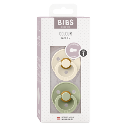 BIBS Speen Maat 1 Ivory/Sage 2st