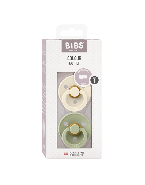 BIBS Speen Maat 1 Ivory/Sage 2st