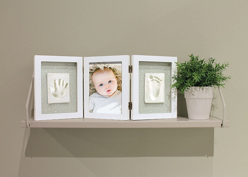Dooky Geschenkdoosje Baby Print Triple Frame Kit Happy Hands