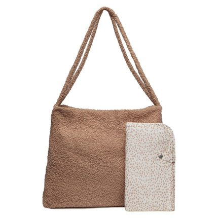 Jollein Luiertas Shopper Boucle Biscuit