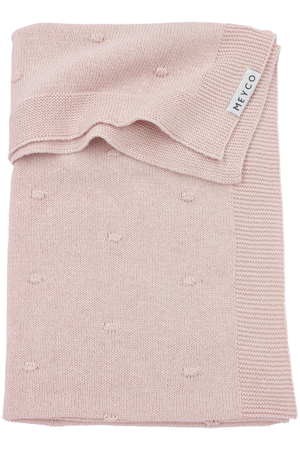 Meyco Wiegdeken Mini Knots Soft Pink