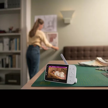 Philips Avent Babyfoon Video Wifi + Gratis Snuggle