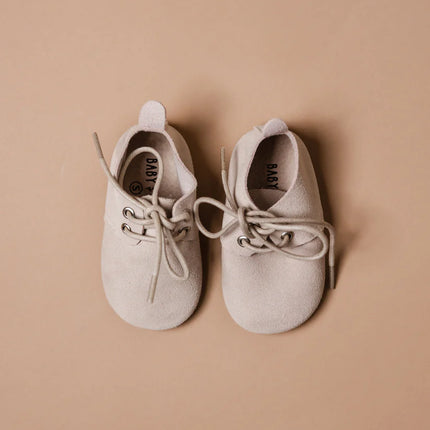 Baby Dutch Baby Schoentjes Nova Ecru Suede