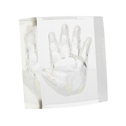 Dooky Fotolijst Crystal Memories 2D Hand Voet Afdruk 10X10Cm