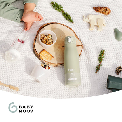 Babymoov Chauffe-biberon Moov&Feed Vert