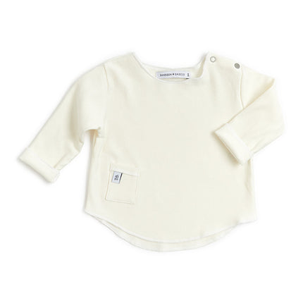 Bamboom Baby Shirt Lange Mouw Creme