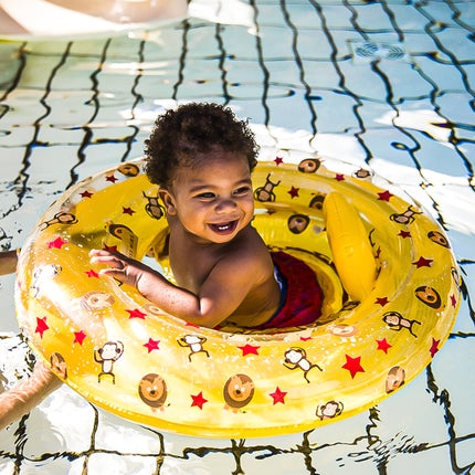 Swim Essentials Bandeau de natation pour bébé Circus Yellow 69cm