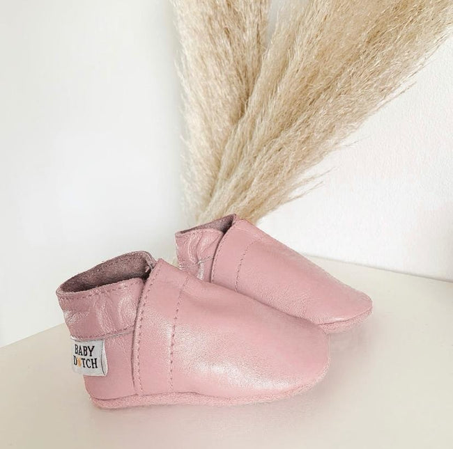 Baby Dutch Chaussures pour bébé rose uni