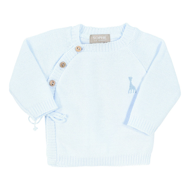 Sophie de Giraf Baby Vestje Overslag Vestje Blauw