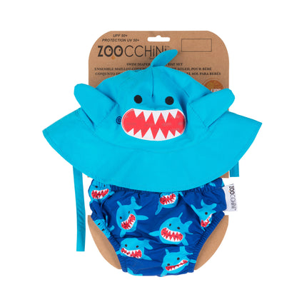 Zoocchini Couche de natation Shark Set