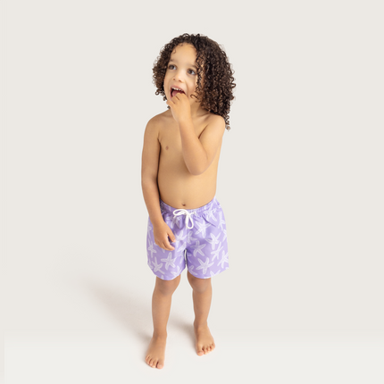 Swim Essentials Zwembroek Kind Lila Sea Stars Shorts