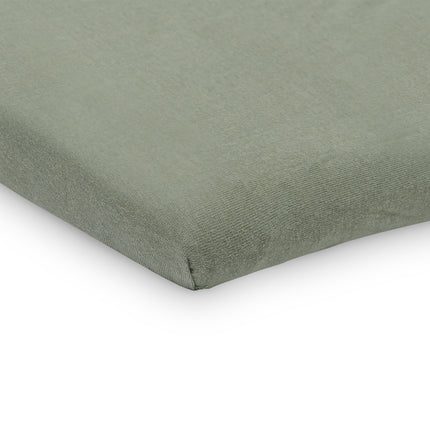 Jollein Hoeslaken Jersey Boxmatras Ash Green 75x95cm 2st