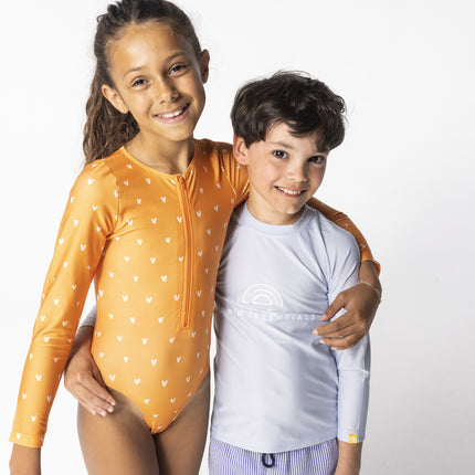 Swim Essentials Uv Zwempak Hartjes Oranje