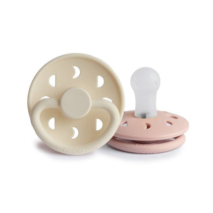 Frigg Speen Maat 1 Moon Blush/Cream Silicone 2st