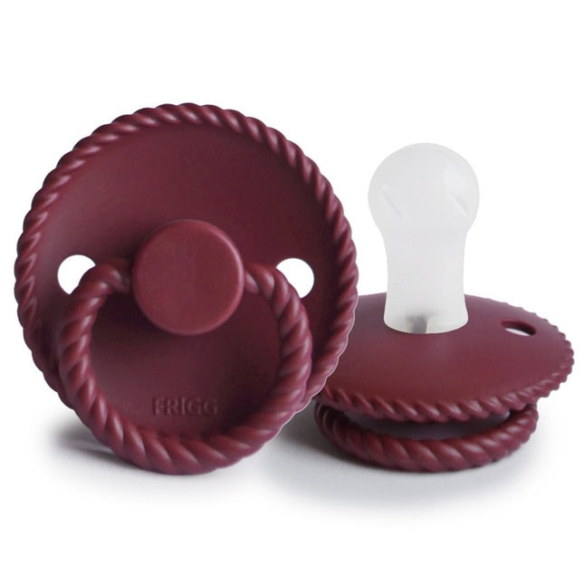 Frigg Speen Maat 1 Rope Sweet Cherry Silicone