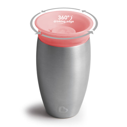 Munchkin Drinkbeker Miracle Sippy Cup Pink Roestvrij Staal