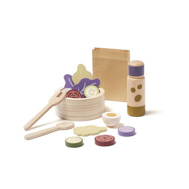 Kid's Concept Houten Speelgoed Salade Set