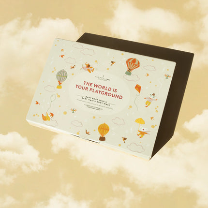 The Gift Label Giftbox The World Is Your Playground 2-delig