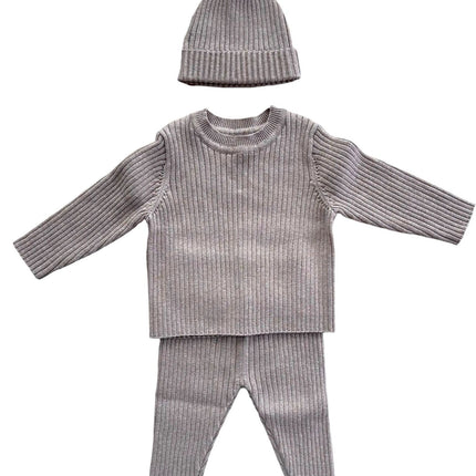 Yumi Baby Kleding Set Knitted Cacao Cutie