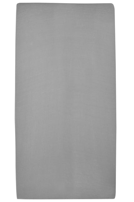 Meyco Hoeslaken Jersey Boxmatras 75X95cm Grijs