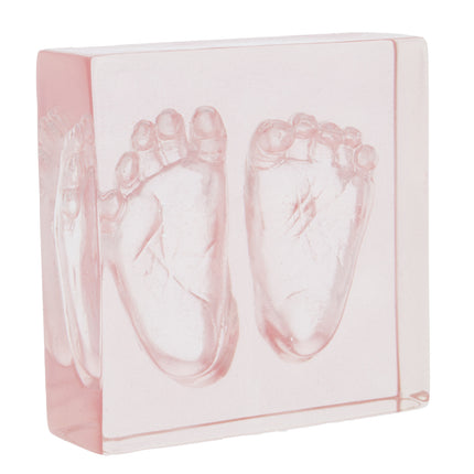 Dooky Fotolijst Crystal Memories 2D Hand Voet Afdruk 10X10Cm