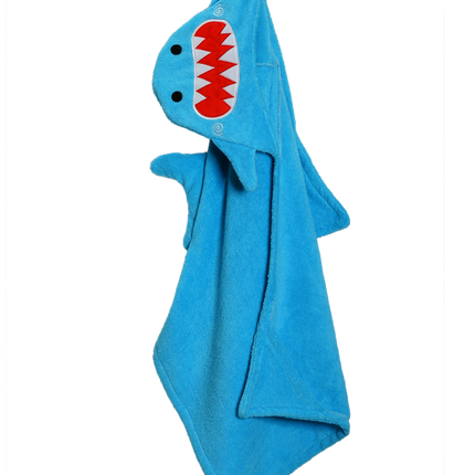 Zoocchini Badcape Baby Sherman The Shark Katoen