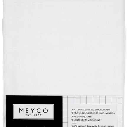 Meyco Hydrofiele Doek 10St Wit