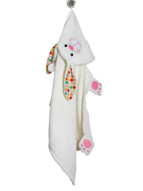 Zoocchini Badcape Baby Bella The Bunny Katoen