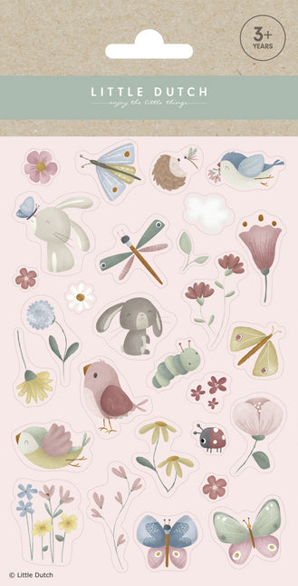 Little Dutch Stickers Stickers Flowers & Butterflies 28St