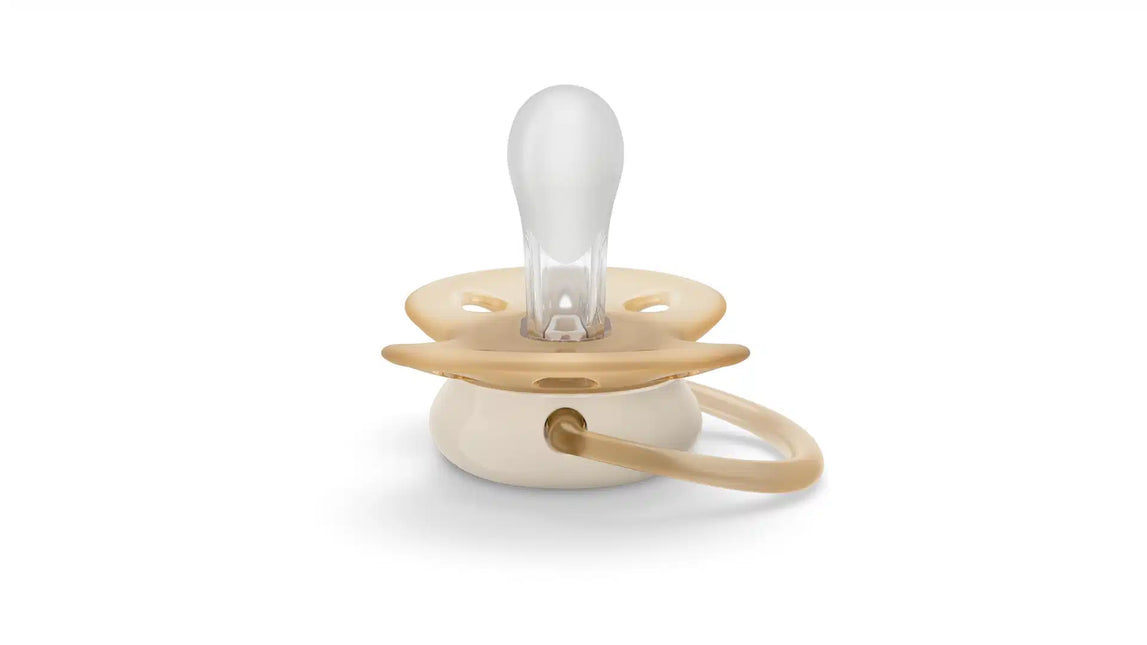 Philips Avent Fopspeen +0 Maanden Soft Beige/ Licht Groen