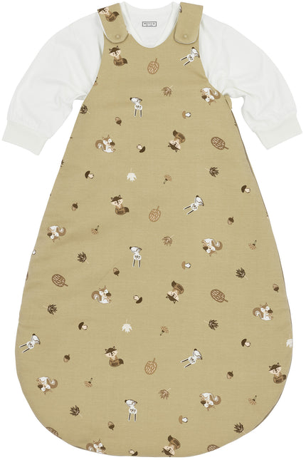 Meyco Slaapzak Baby Winter Rond 2-Delig Forest Animals Sand