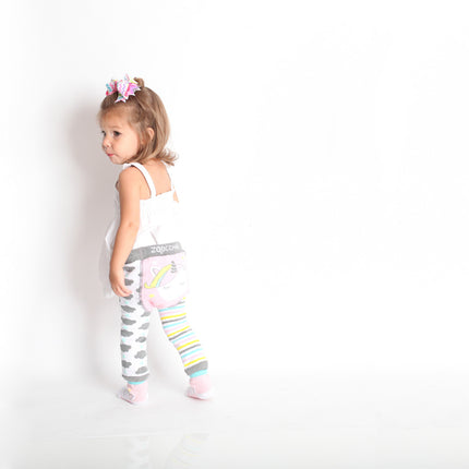 Zoocchini Baby Legging Allie The Alicorn Inclusief Sokjes 12/18mnd