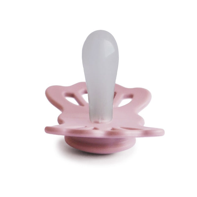 Frigg Speen Maat 1 Lucky Symmetrical Baby Pink Silicone