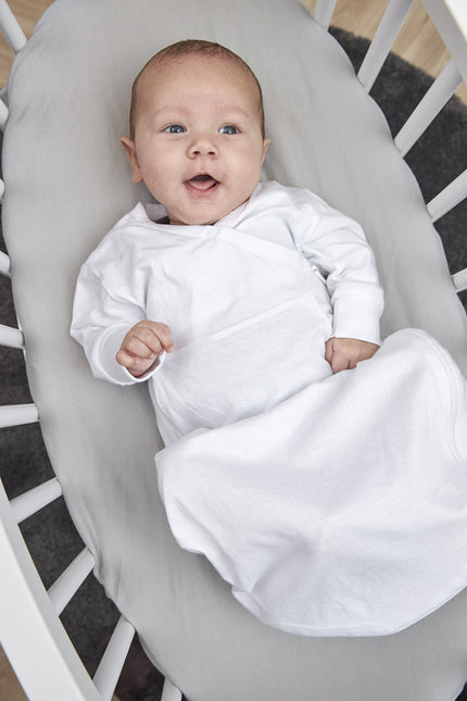 Meyco Sac de couchage d'intérieur pour bébé rond blanc