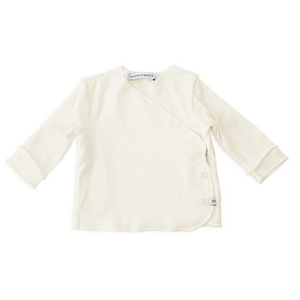 Bamboom Baby Shirt Lange Mouw Overslag 1M Creme