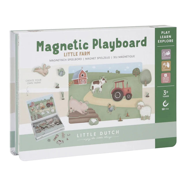 Little Dutch Spelletje Magnetisch Speelbord Little Farm