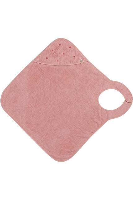 Noppies Badcape Baby Draagbaar Clover Badstof Misty Rose