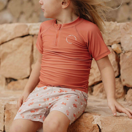 Little Dutch Zwem T-shirt korte mouw Coral