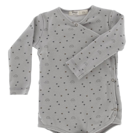 Snoozebaby Romper Smokey Green Lets Grow