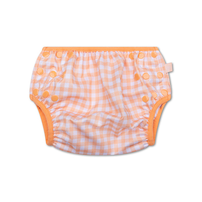 Swim Essentials Couche de natation lavable Abricot Orange Taille ajustable