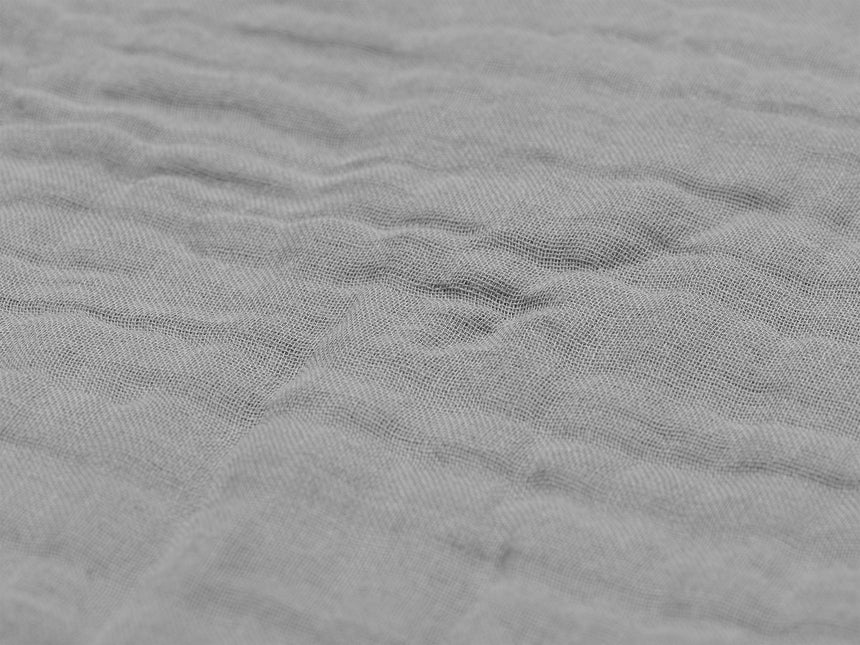 Jollein Wiegdeken Wrinkled Cotton Storm Grey 120x120cm