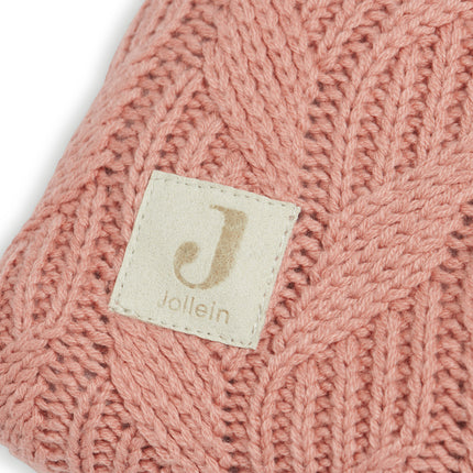 Jollein Aankleedkussenhoes Spring Knit Rosewood 75x85cm